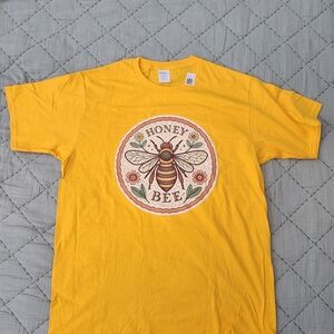 Honey Bee Graphic Yellow Tee